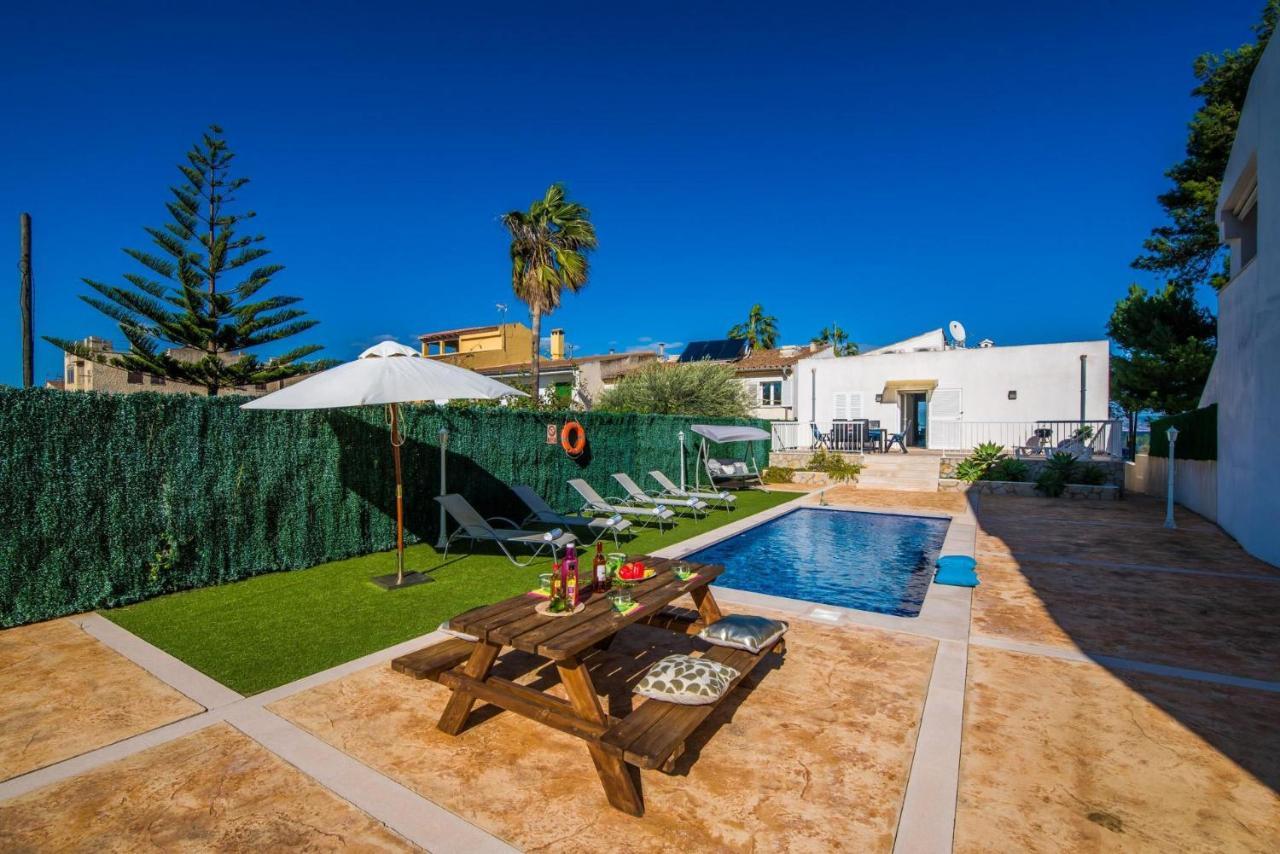 Es Barcares Villa Sleeps 6 Pool Air Con Wifi Alcudia  Exterior photo
